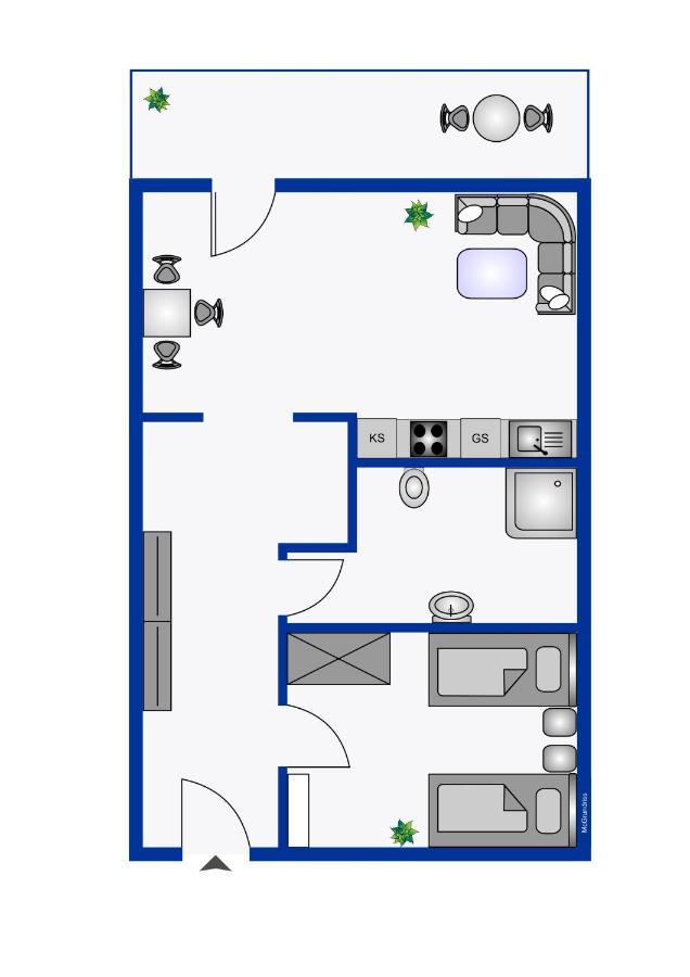 Ferienwohnung Beeke Wyk auf Föhr Екстериор снимка